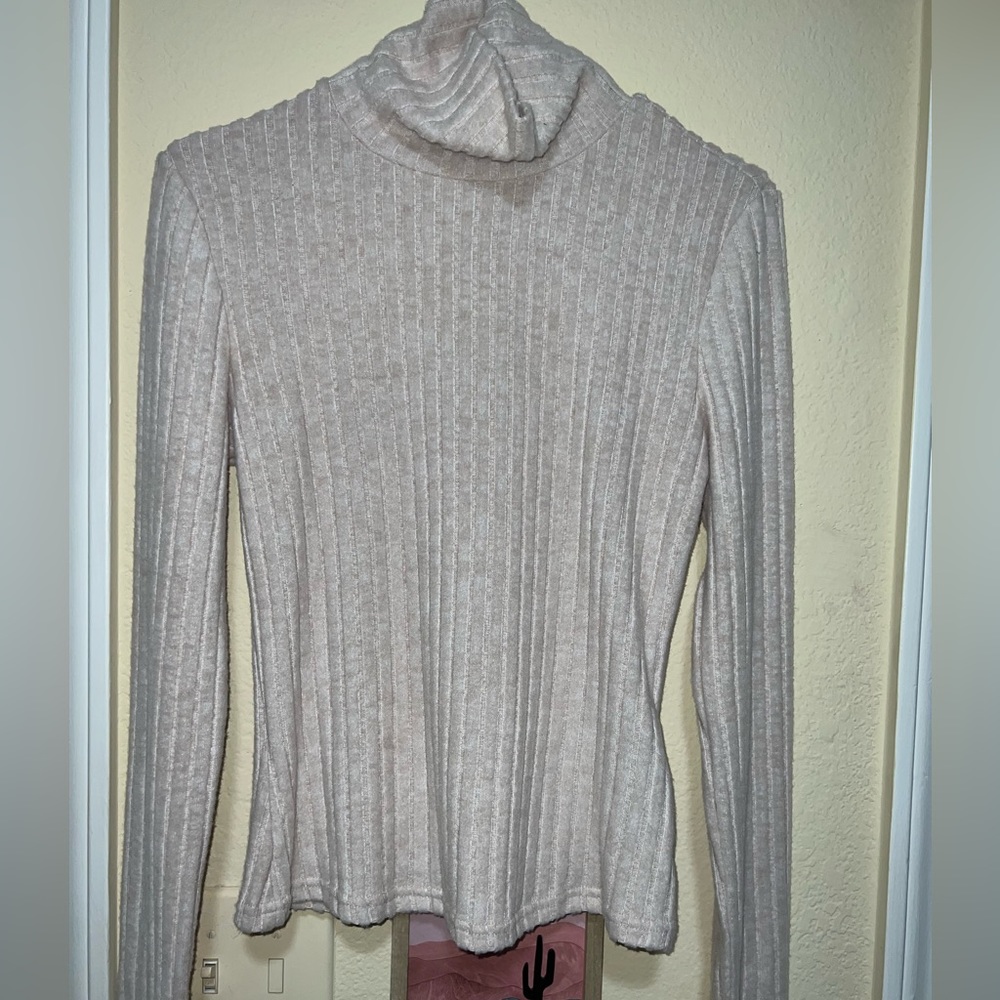 Tan Turtleneck